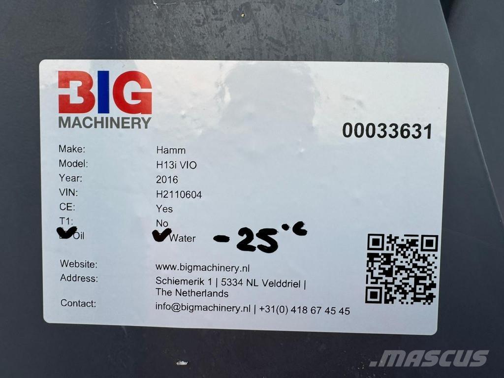 Hamm H13i VIO Enojni valjarji