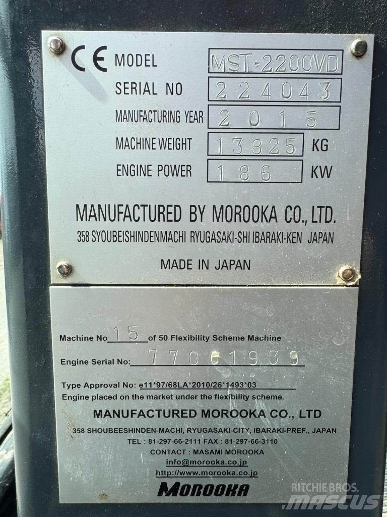 Morooka MST 2200 V D Demperji goseničarji