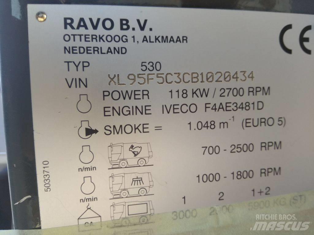 Ravo 530CD Cestni pometači