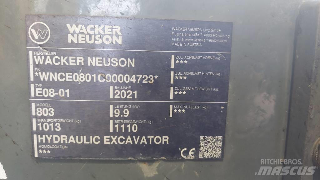 Wacker Neuson 803 Bagri goseničarji