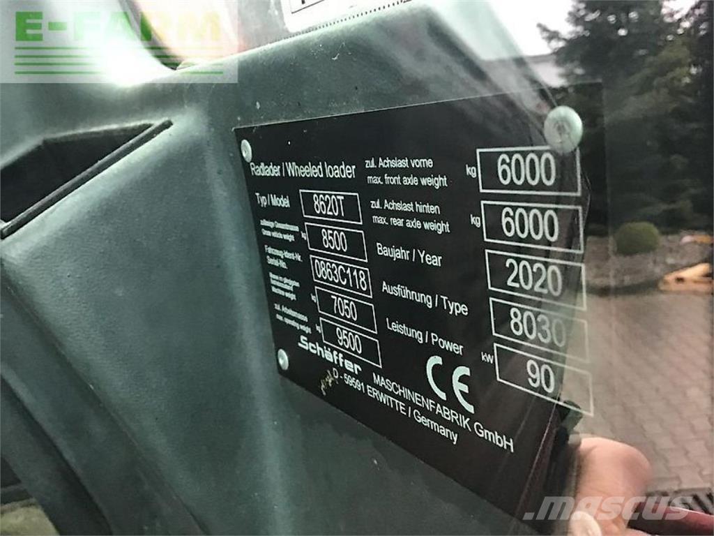 Schäffer 8620t Kolesni nakladalci
