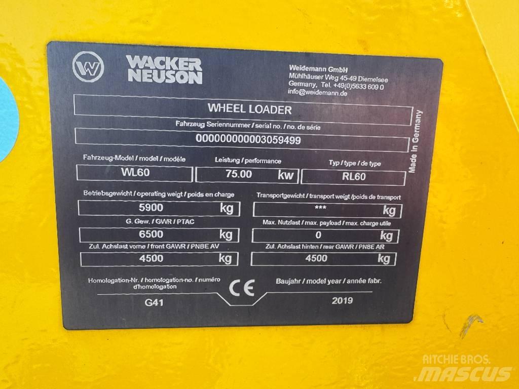 Wacker Neuson WL60 Kolesni nakladalci