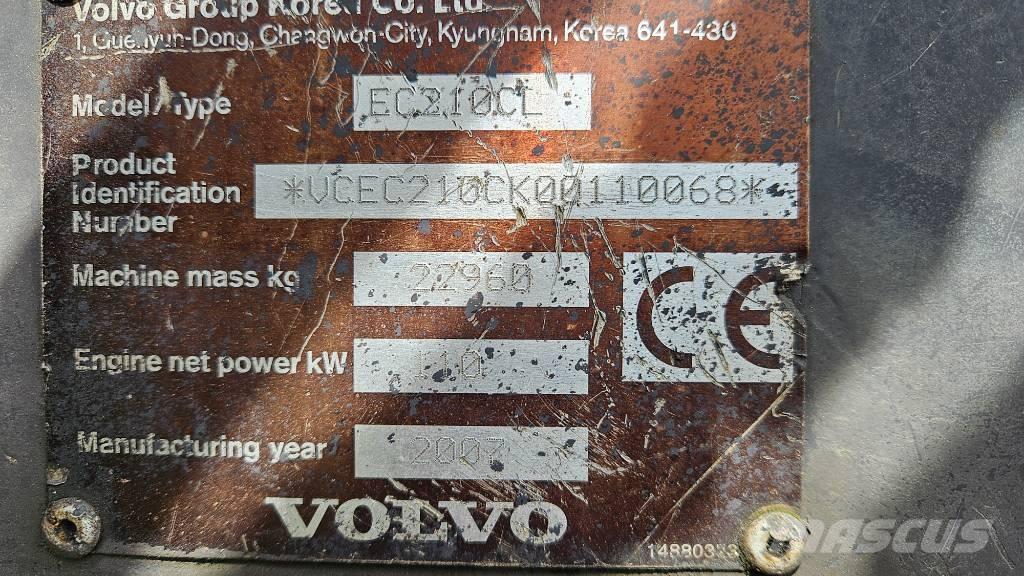 Volvo EC 210 C L Bagri goseničarji