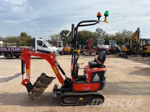 Kubota K 008-5 Mini bagri <7t