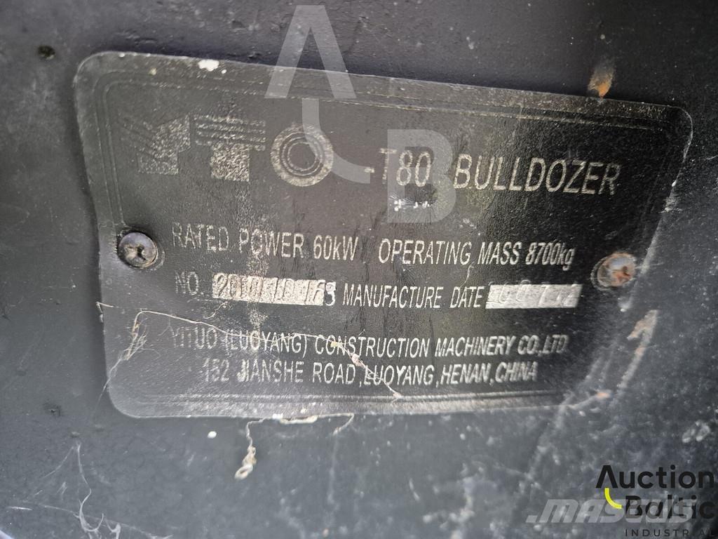YTO T-80 Buldožerji goseničarji