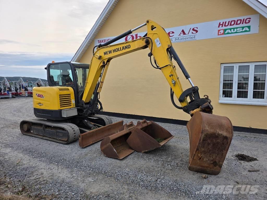 New Holland E60C Mini bagri <7t