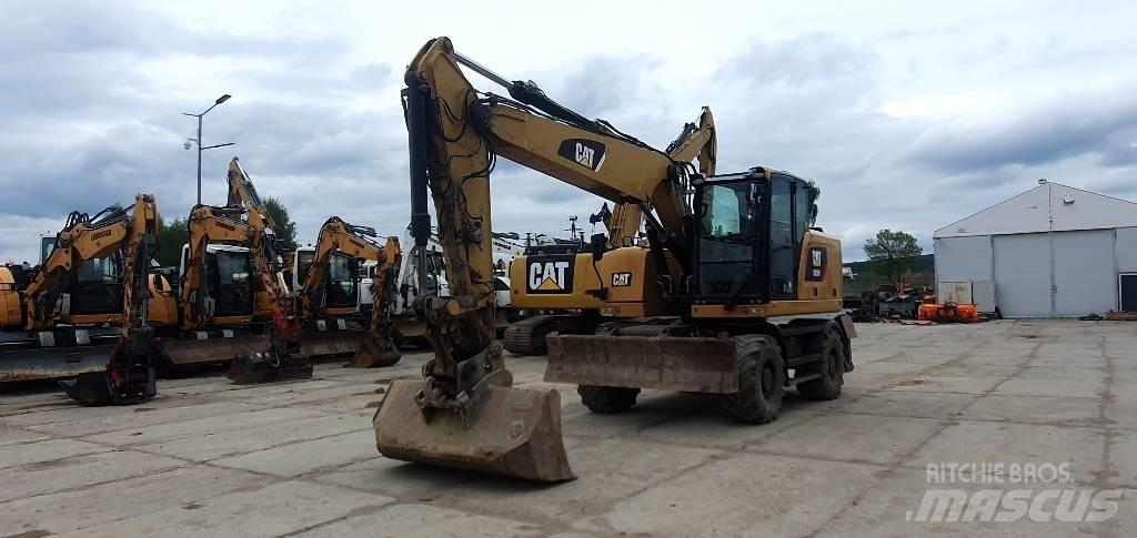 CAT M316F Bagri na kolesih
