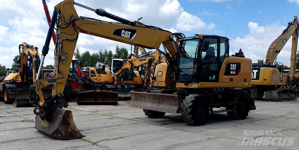 CAT M316F Bagri na kolesih