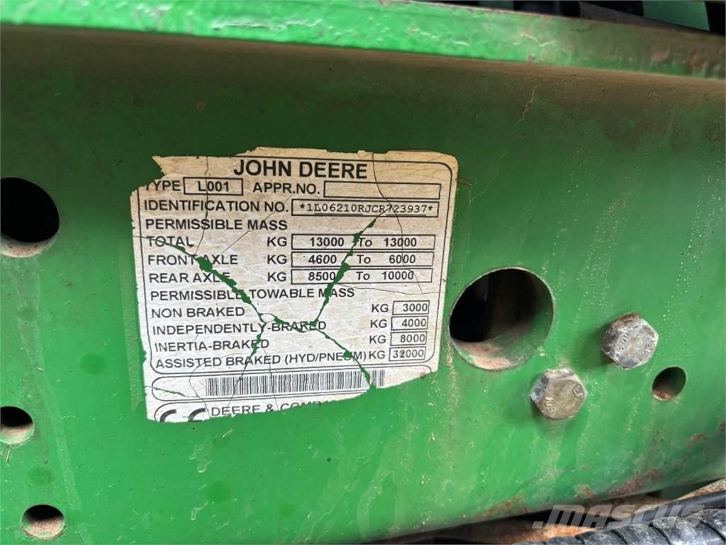John Deere 6210R Traktorji