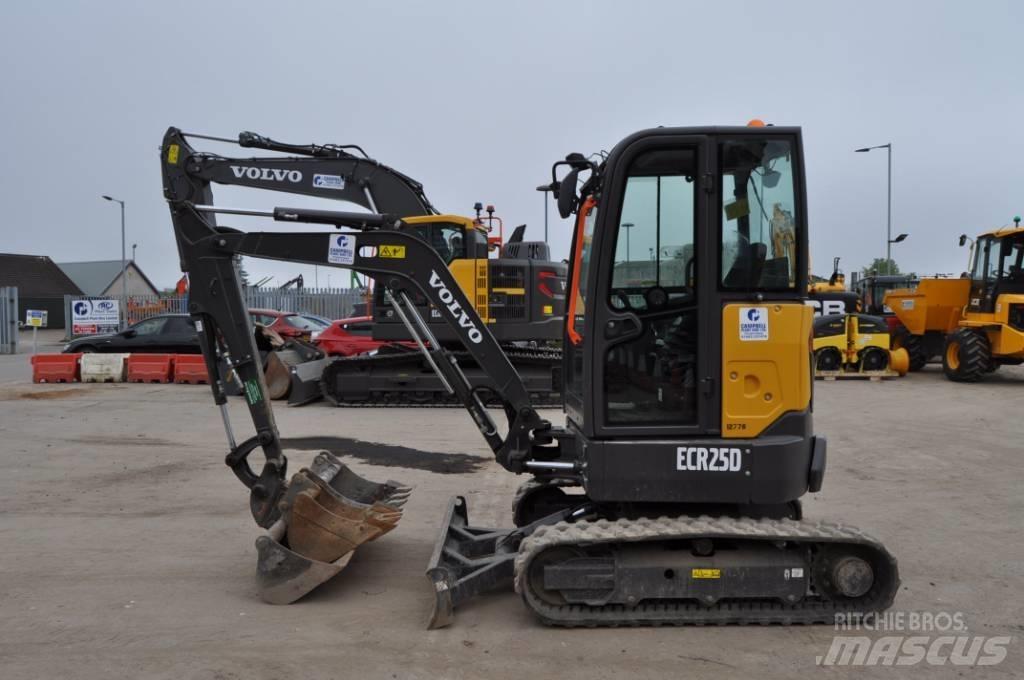 Volvo ECR 25 D Mini bagri <7t