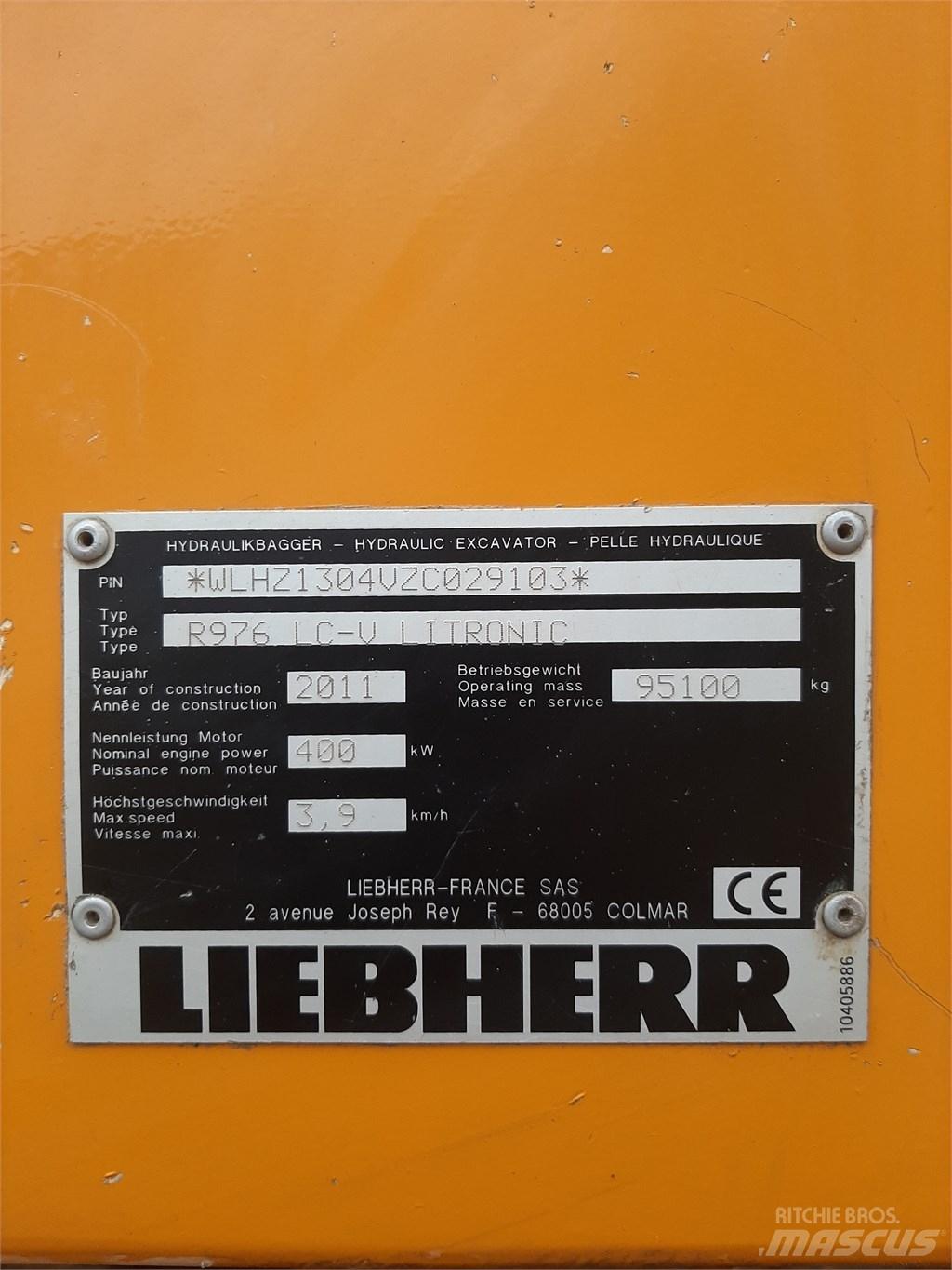Liebherr 976 Bagri goseničarji