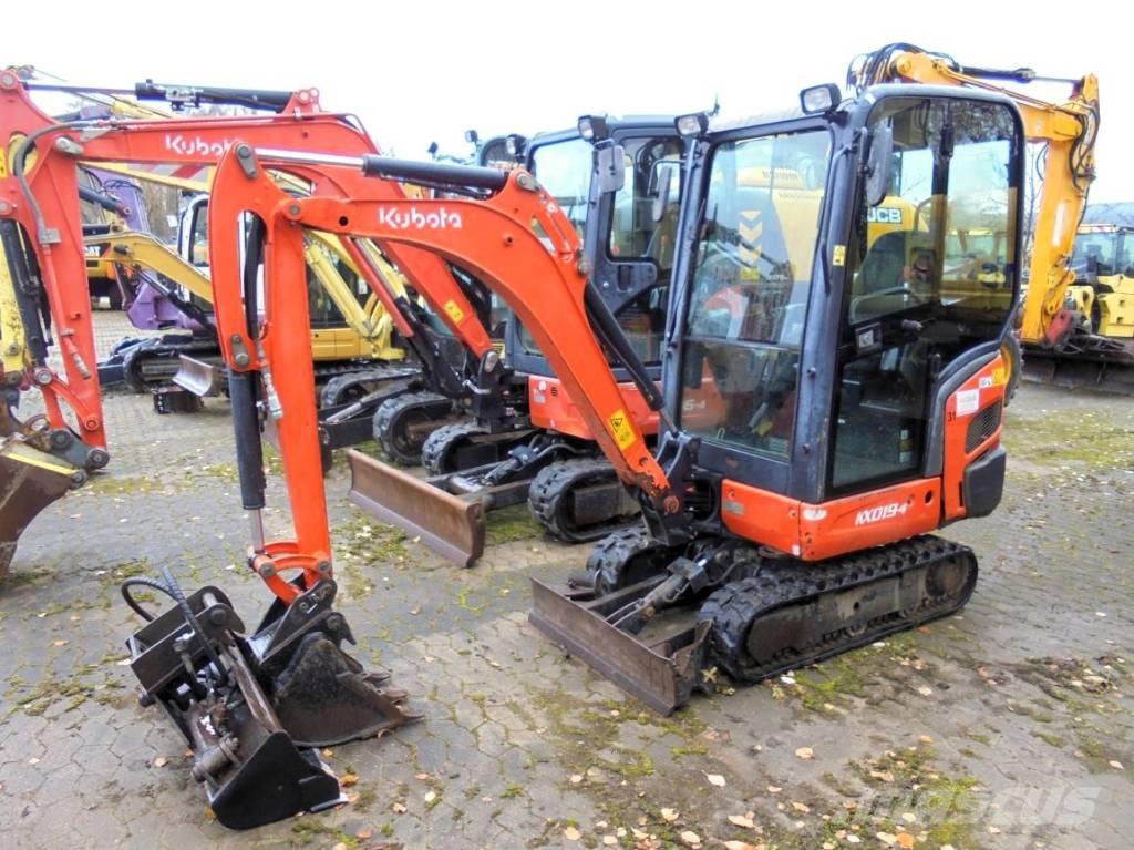 Kubota KX 019-4 Mini bagri <7t