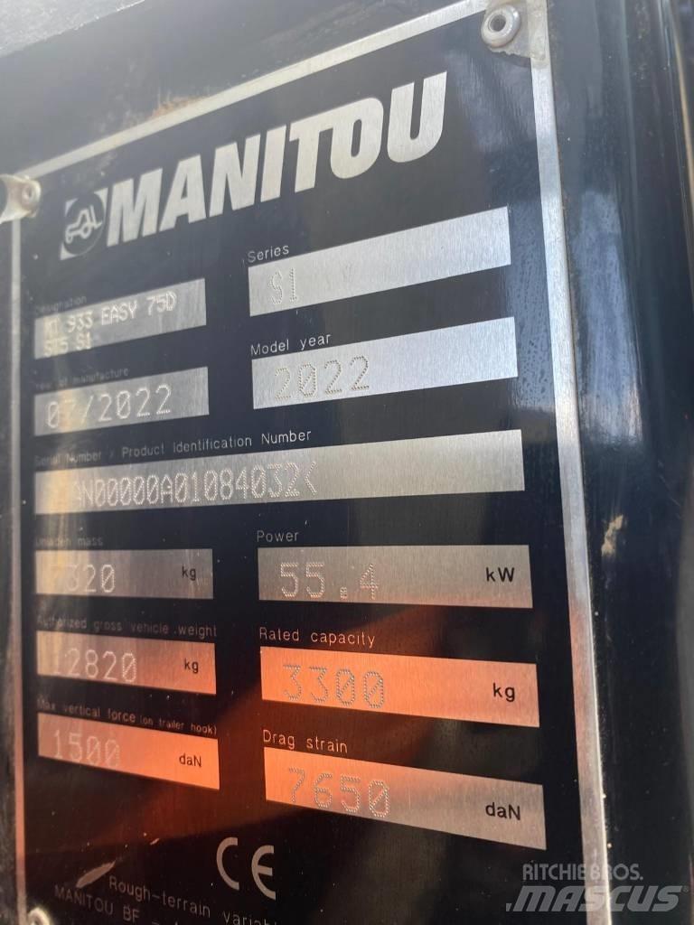 Manitou MT 933 Easy Teleskopski viličarji
