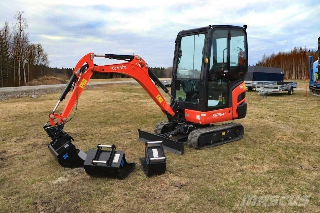 Kubota KX016-4 Mini bagri <7t