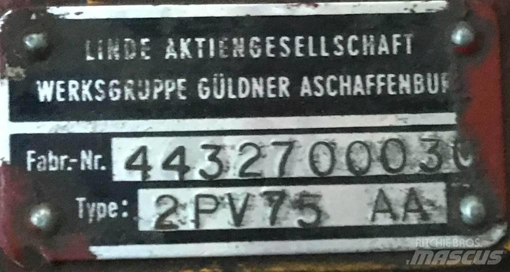 Linde 2PV75 AA Hidravlika