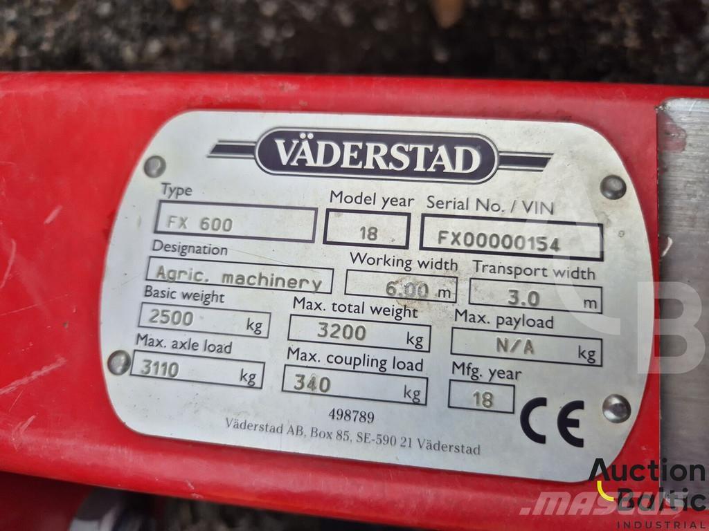 Väderstad FX 600 Kultivatorji