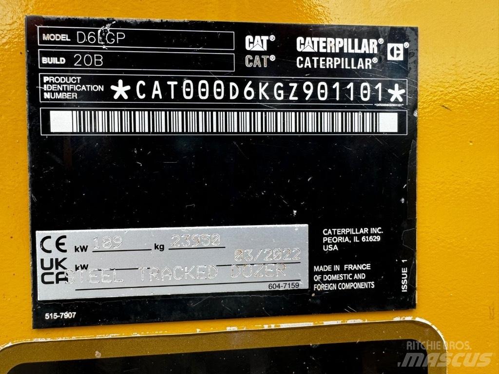 CAT D 6 LGP Buldožerji goseničarji