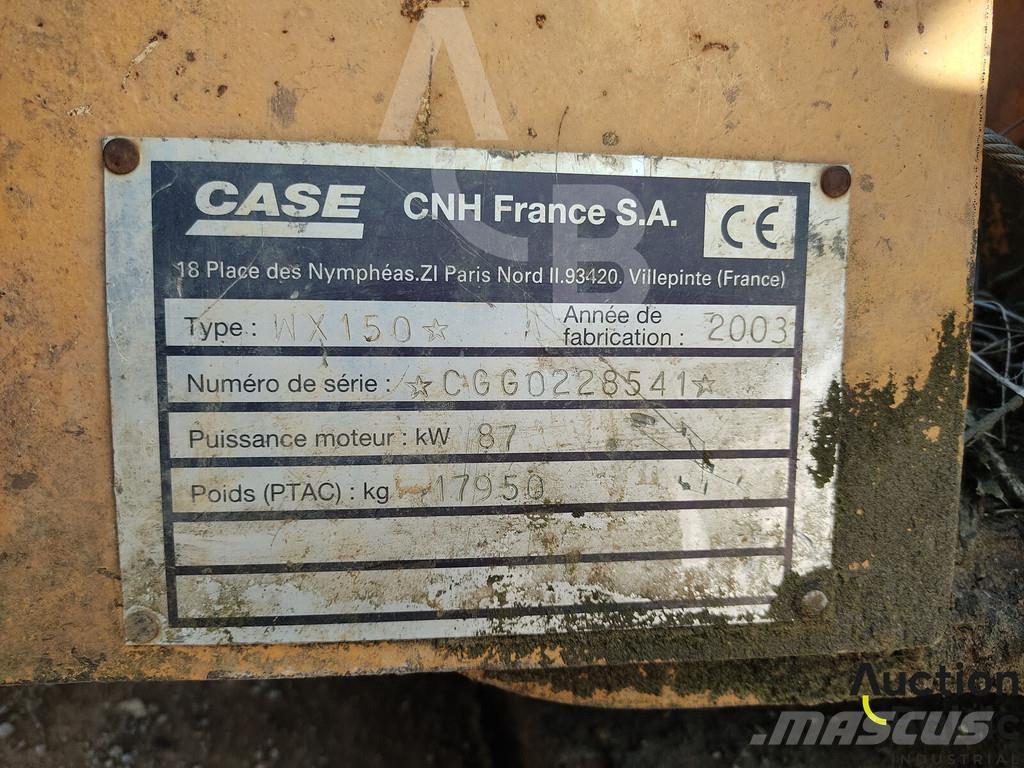 CASE WX 150 Bagri na kolesih
