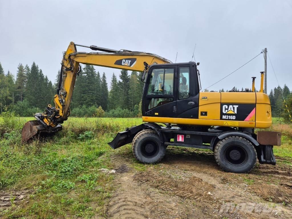 CAT M 316 D Bagri na kolesih