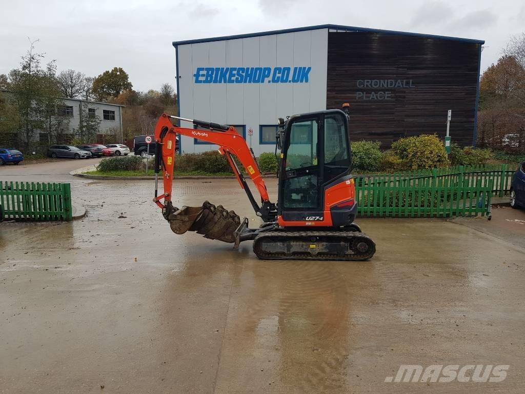 Kubota U27-4 Mini bagri <7t