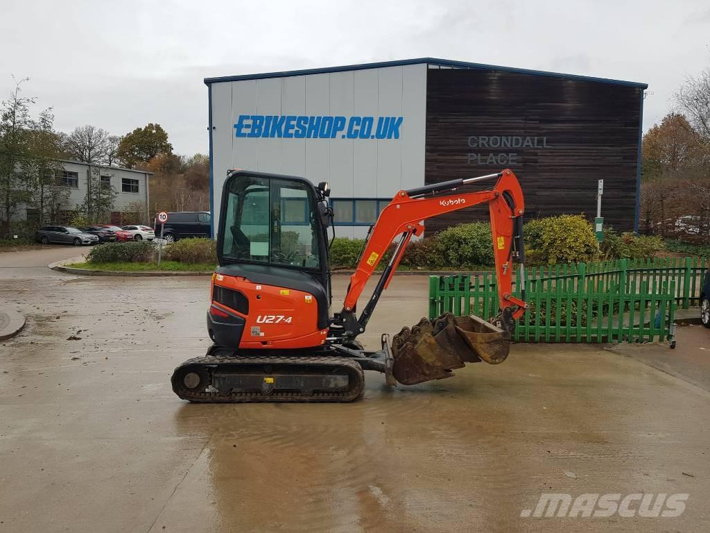 Kubota U27-4 Mini bagri <7t