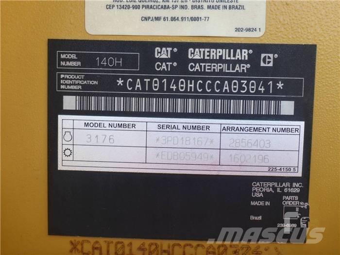 CAT 140 H Grederji