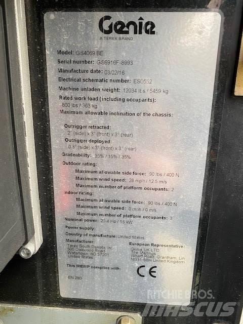 Genie GS-4069 BE Škarjaste dvižne ploščadi