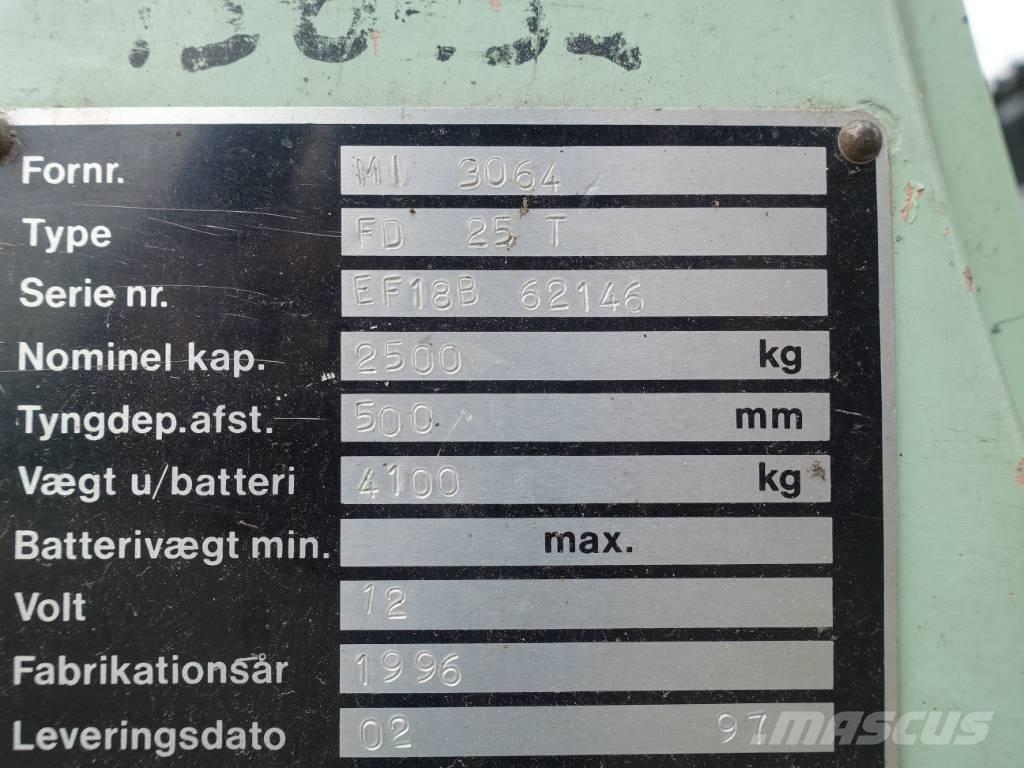 Mitsubishi FD 25 T Dizelski viličarji