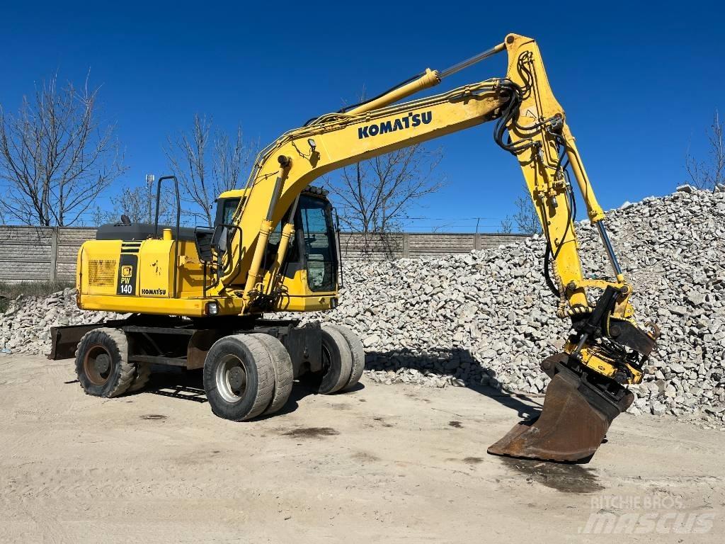 Komatsu PW 140-7 Bagri na kolesih