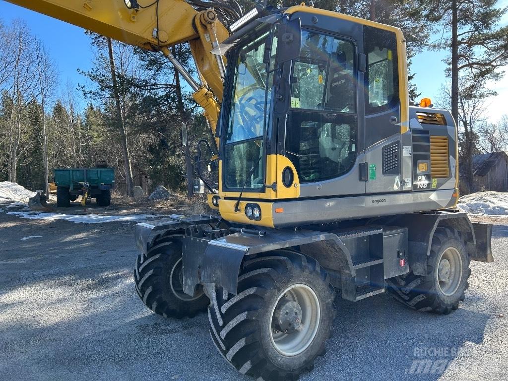 Komatsu PW148 -10 Bagri na kolesih