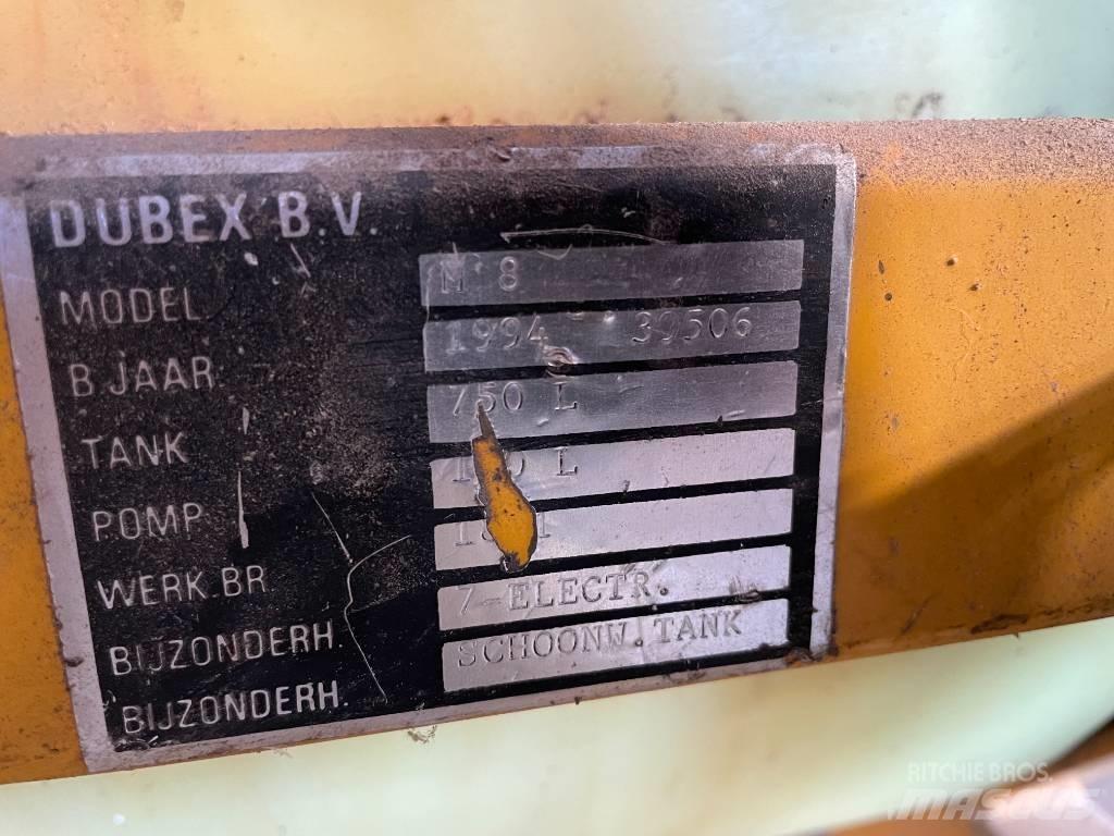 Dubex Tank in frame Montirane škropilnice