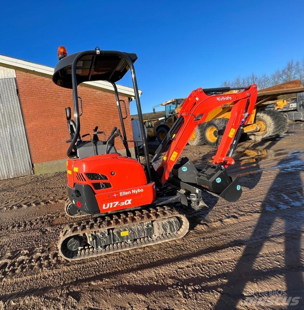 Kubota U 17-3 Mini bagri <7t