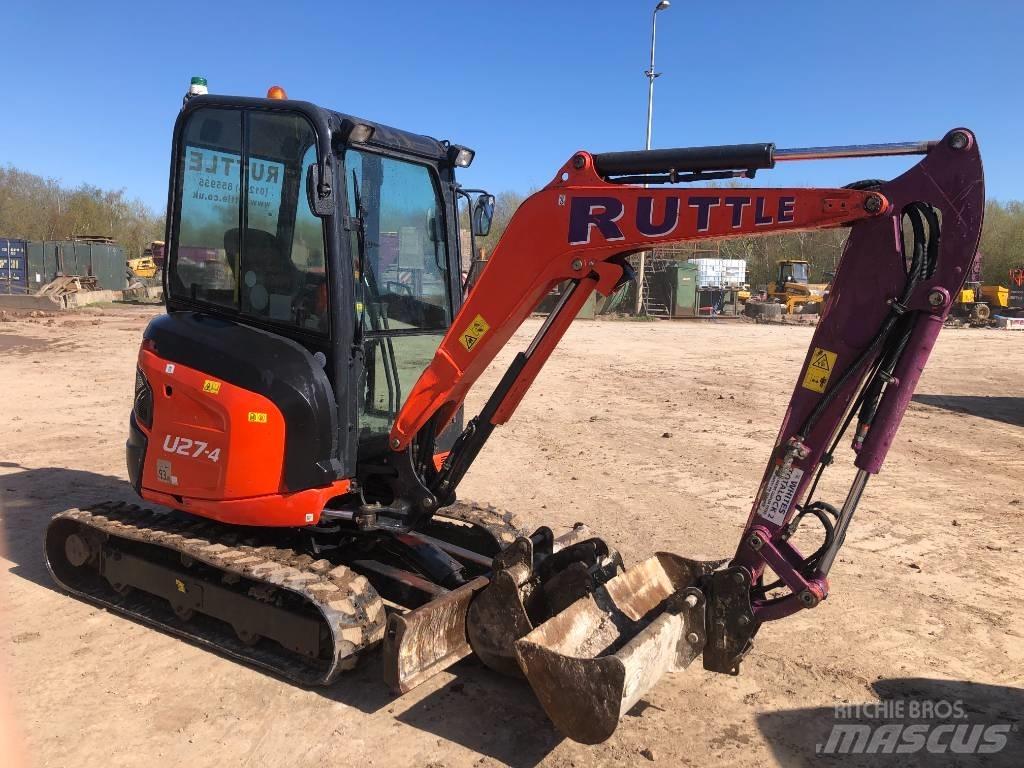 Kubota U 27-4 Mini bagri <7t