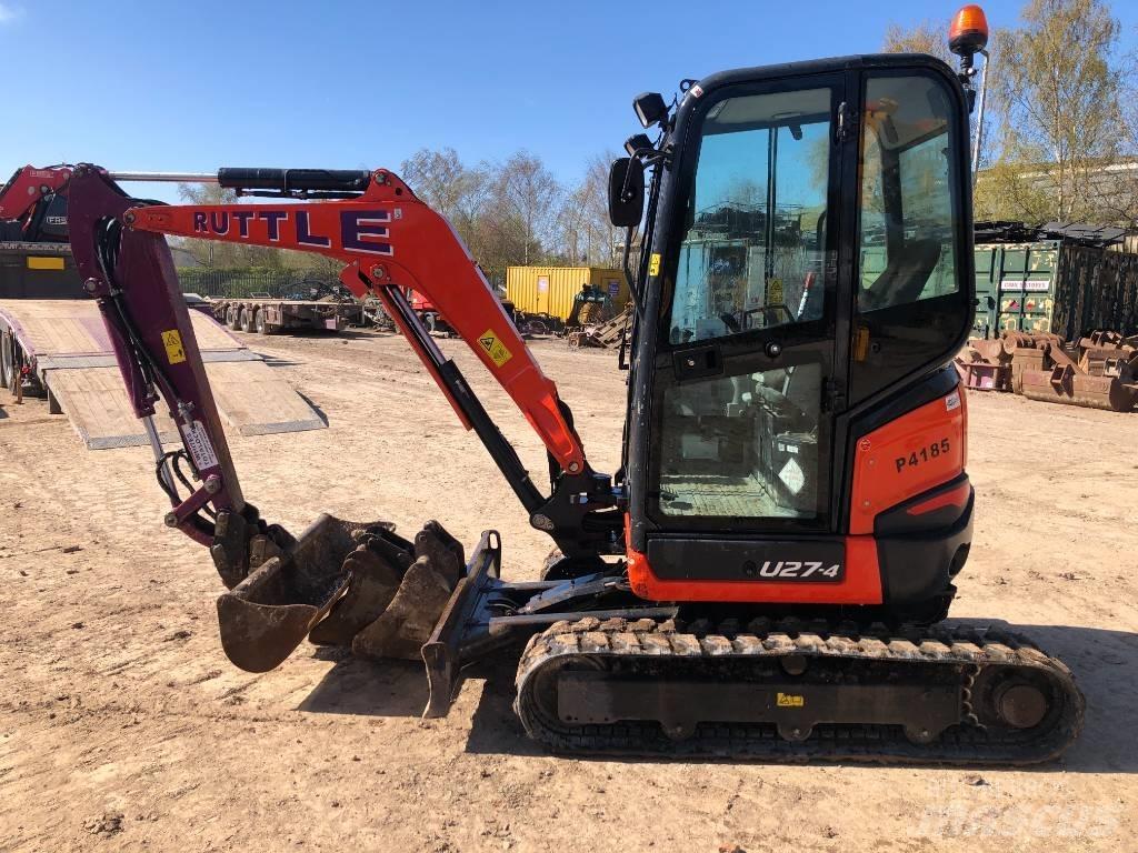 Kubota U 27-4 Mini bagri <7t