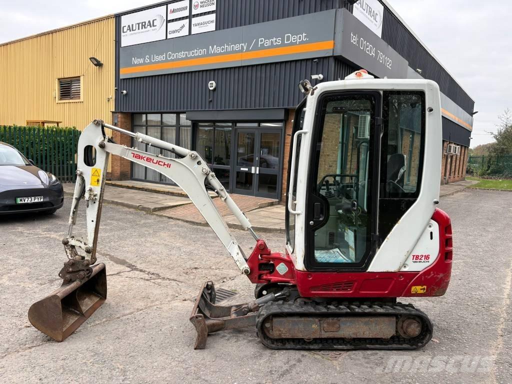 Takeuchi TB 216 Mini bagri <7t