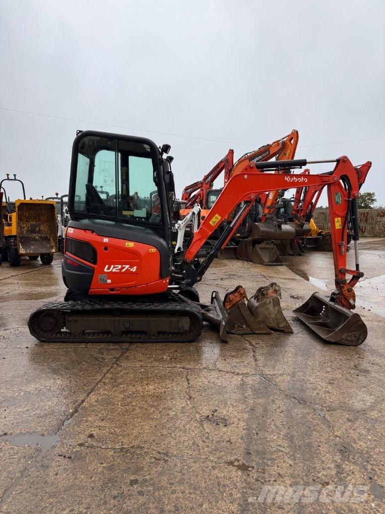 Kubota U 27-4 Mini bagri <7t