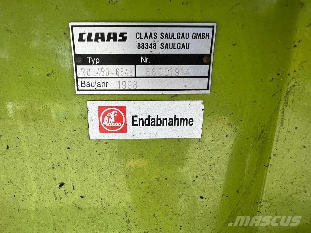 CLAAS RU 450 Stroji za krmo na lastni pogon