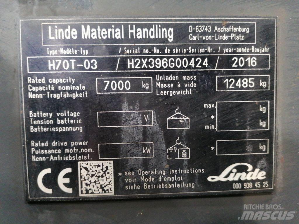 Linde H70T-01 Plinski viličarji