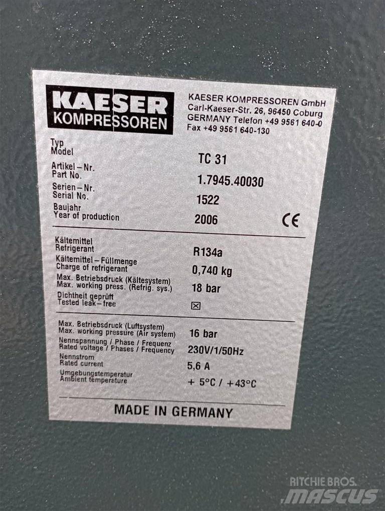 Kaeser TC31 Kompresorji