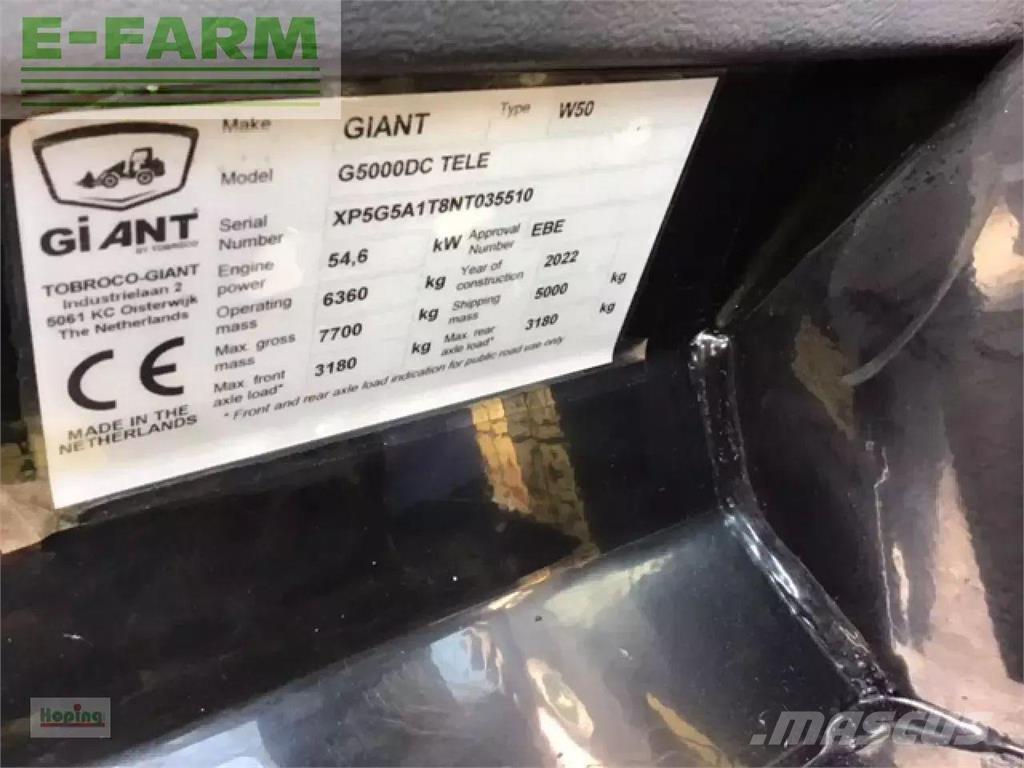 GiANT g5000 tele Mini bagri <7t