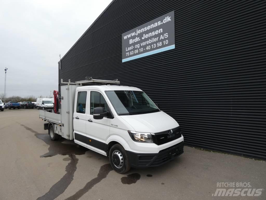 MAN TGE 5.180 Tovornjaki s kesonom/platojem