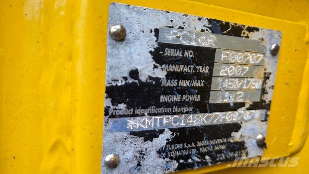 Komatsu PC 14 R Mini bagri <7t