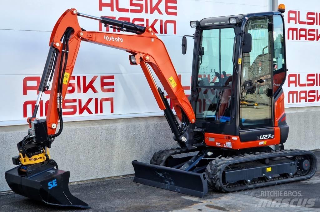 Kubota U 27-4 Mini bagri <7t