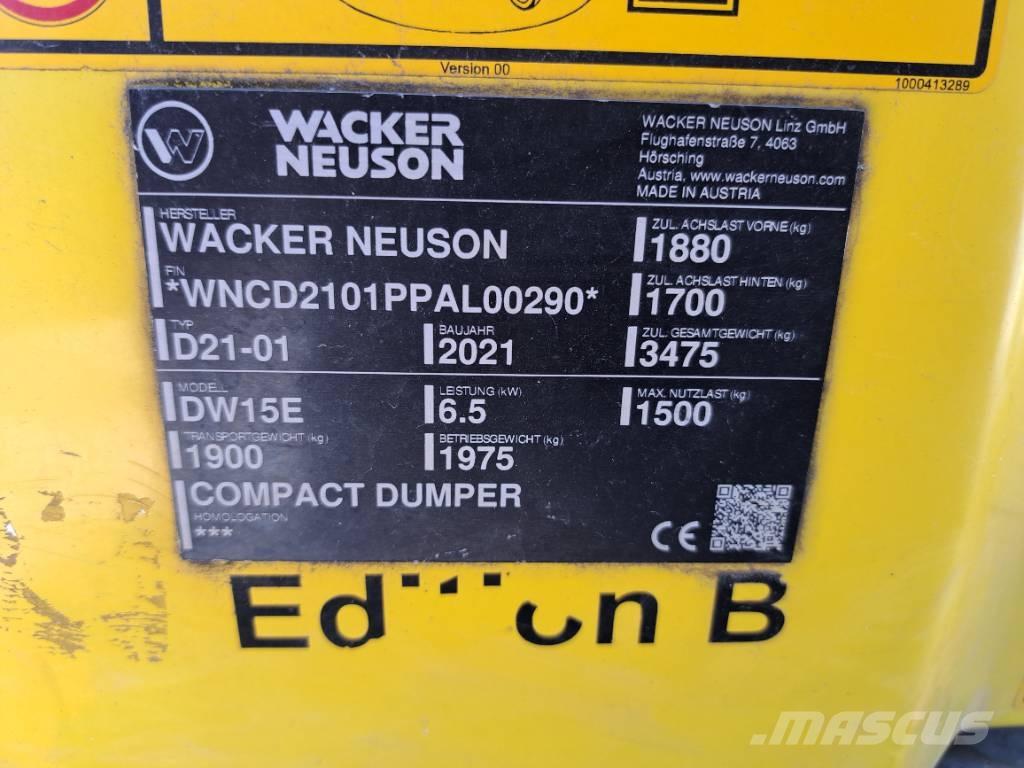 Wacker Neuson DW15e Ne cestni demperji