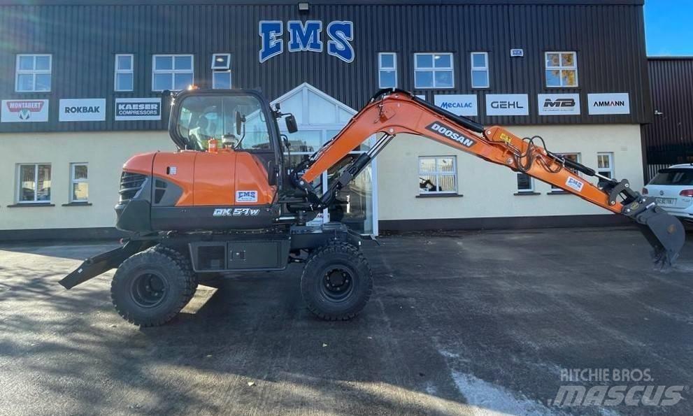 Doosan Dx57W-7 Bagri na kolesih