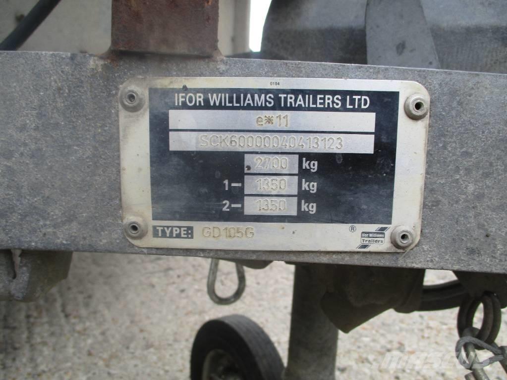Ifor Williams GD105G Plato/keson prikolice