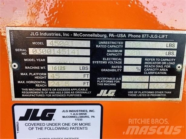 JLG 450 AJ II Zglobne dvižne ploščadi