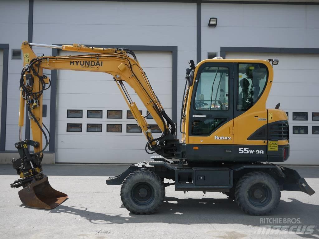 Hyundai R 55W-9A Bagri na kolesih