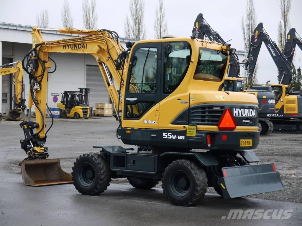 Hyundai R 55W-9A Bagri na kolesih
