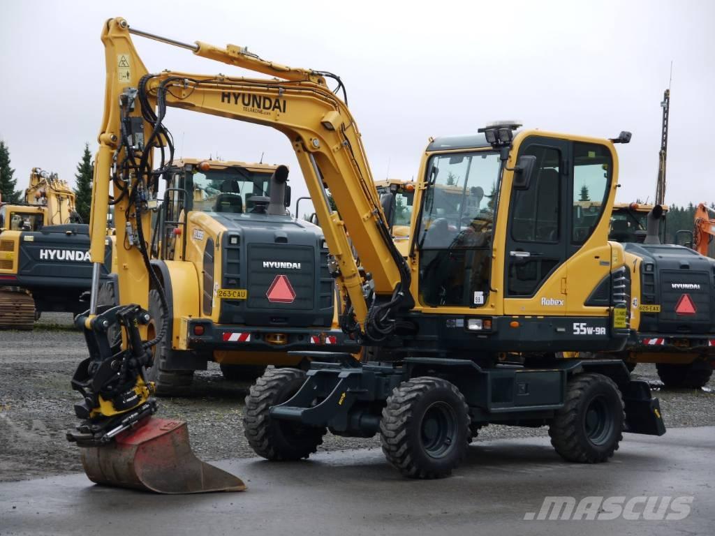 Hyundai R 55W-9A Bagri na kolesih